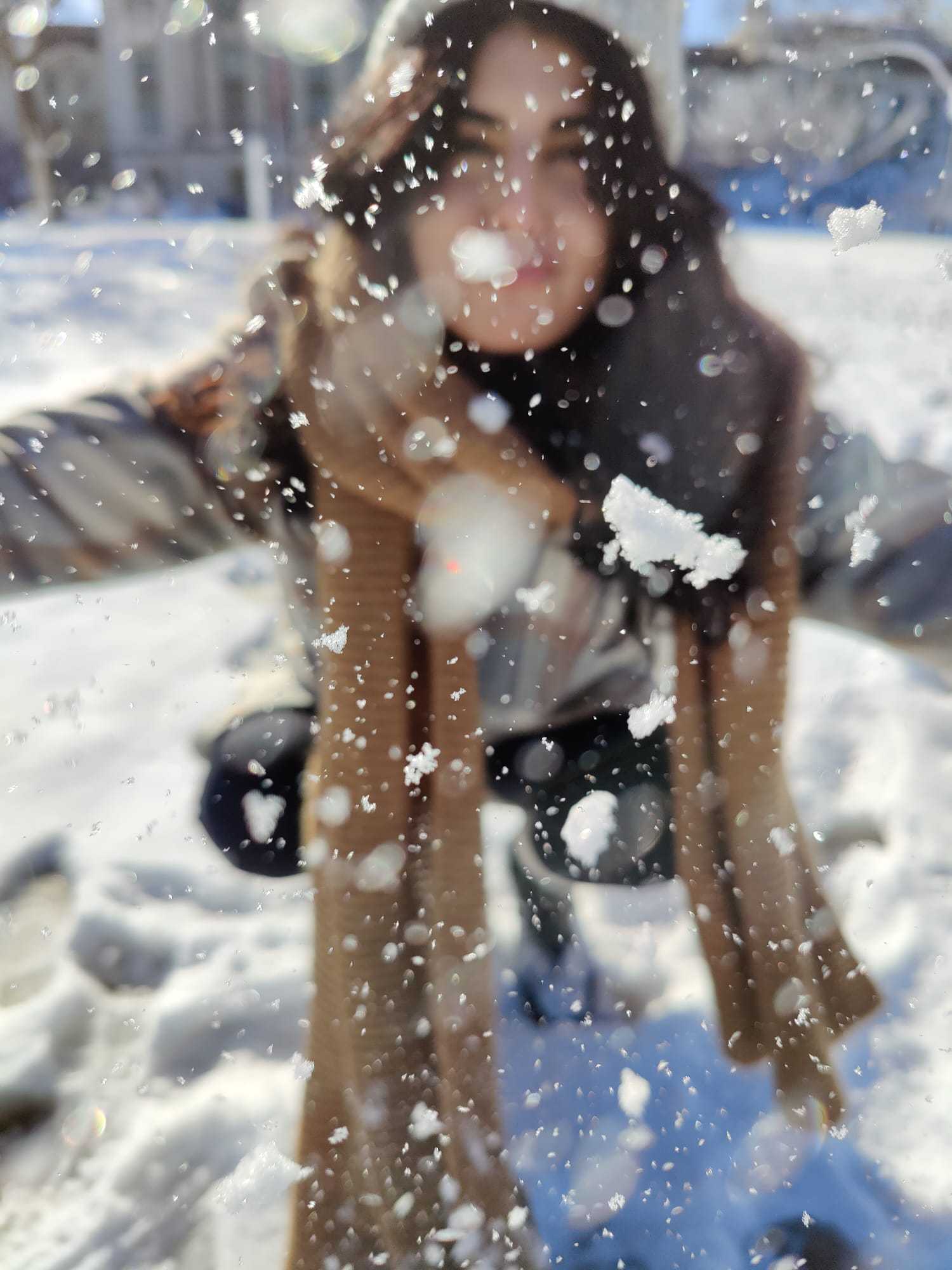photo in the snow